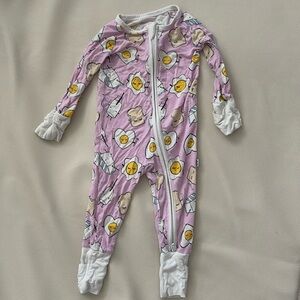 Little sleepies pink breakfast buddies 0-3.